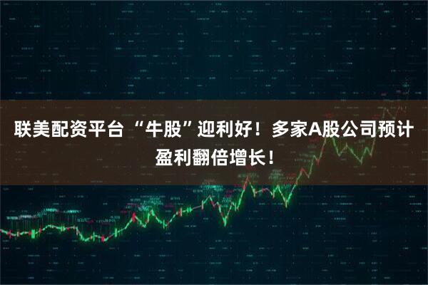 联美配资平台 “牛股”迎利好！多家A股公司预计盈利翻倍增长！
